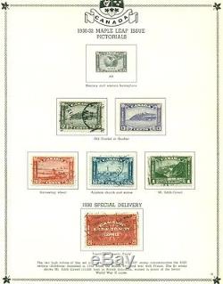 Collection Canada & Terre-neuve 1870 À 1970 Dans L'album Spécialisé Minkus