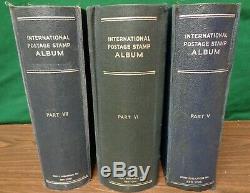 Collection D'albums De Timbres Scott International À 3 Volumes, 1964-1972