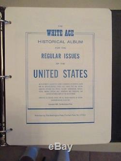 Collection D'albums De White Ace Us Regular Avec Reliures (1847 2017)