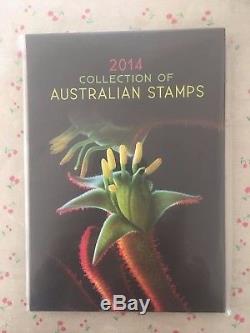Collection De L'album Australien De L'année 2014 Avec Muh Stamps Deluxe