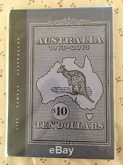 Collection De L'album Du Livre De L'année 2013 De L'australian Post Avec Stamps Deluxe Edition