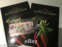 Collection De L'album Du Livre De L'année 2014 De La Poste Australienne Avec L'édition Deluxe Des Timbres