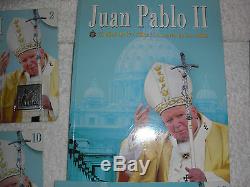 Collection De Phoques Et D'albums Jean Paul II (complet) Tampons En Or Et En Argent