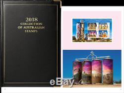 Collection De Timbres Australiens 2018 Executive Annual Album Deluxe
