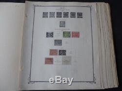 Collection De Timbres D'égypte 1867-1960 Sur Des Pages D'album De Spécialité Scott