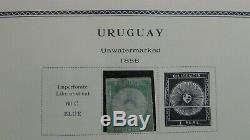 Collection De Timbres D'uruguay En Album Scott Specialty Avec Environ 1 750 Timbres '80 $$