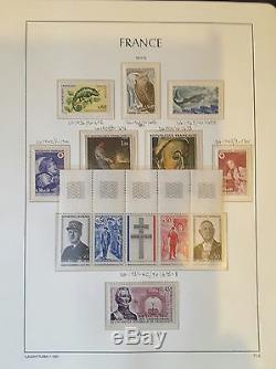 Collection De Timbres De France 1960-1979 La Monnaie Sans Montée Dans Lighthouse Album Et Slip Ca