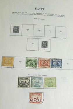 Collection De Timbres De L'égypte Au Début De L'album De Minkus