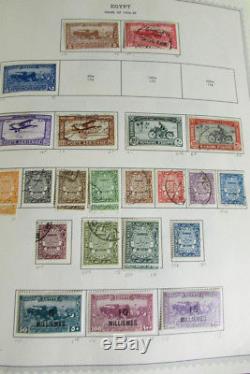 Collection De Timbres De L'égypte Au Début De L'album De Minkus