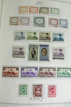 Collection De Timbres De L'égypte Au Début De L'album De Minkus