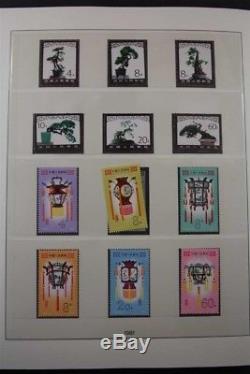 Collection De Timbres De La Chine Prc Mnh 1981-2013 Premium Albums De Luxus 5 Lindner