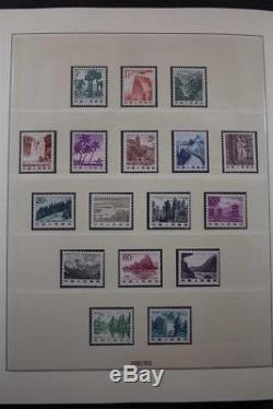 Collection De Timbres De La Chine Prc Mnh 1981-2013 Premium Albums De Luxus 5 Lindner