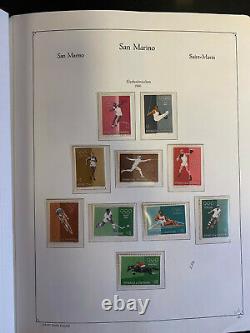 Collection De Timbres De Saint-marin Dans L'album Kabe Hingless, 1960-1989, 80 Pg, Jfz