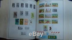 Collection De Timbres Des Colonies Britanniques En 2 Vol. Minkus Albums À 92 Ou À Peu Près