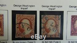 Collection De Timbres Des États-unis Dans Un Album En Couleurs C. Diaz Avec Environ 105 Timbres