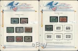 Collection De Timbres Des États-unis Dans White Ace Album 1893-1939 Commemoratives, Jfz