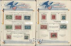 Collection De Timbres Des États-unis Dans White Ace Album 1893-1939 Commemoratives, Jfz