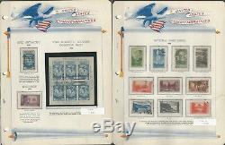 Collection De Timbres Des États-unis Dans White Ace Album 1893-1939 Commemoratives, Jfz