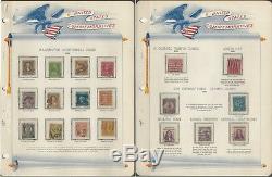 Collection De Timbres Des États-unis Dans White Ace Album 1893-1939 Commemoratives, Jfz