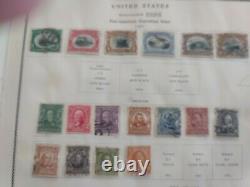 Collection De Timbres Des États-unis En 1935 Scott Album 1860s +. Grandes Collecteurs