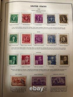 Collection De Timbres Des États-unis En Album De Timbres Liberty. Les Années 1800. Super Plus