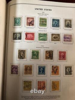 Collection De Timbres Des États-unis En Album De Timbres Liberty. Les Années 1800. Super Plus