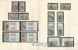 Collection De Timbres Du Cambodge Et Du Laos De 1957 À 1968 Dans Un Album Spécialisé De Minkus