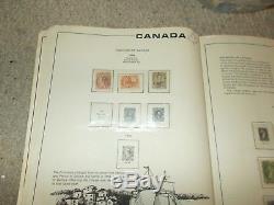Collection De Timbres Du Canada Album De Lots Meilleur Bluenose Tercentenary Large Queen 1859