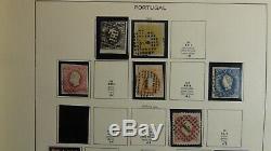 Collection De Timbres Du Portugal Dans L'album Schaubek À 65 Avec 950 Timbres Classiques