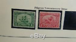 Collection De Timbres Etats-unis Dans L'album Scott National Avec Est. 445 Stamps'70