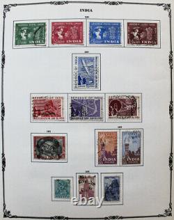 Collection De Timbres F-z Du Commonwealth Britannique Des Années 1930-40 Dans L'album Scott