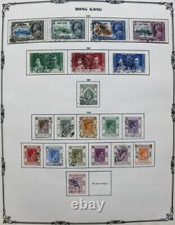 Collection De Timbres F-z Du Commonwealth Britannique Des Années 1930-40 Dans L'album Scott