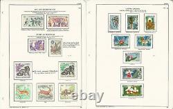 Collection De Timbres Laos 1965-1972 En Album K-line, 35 Pages, Jfz