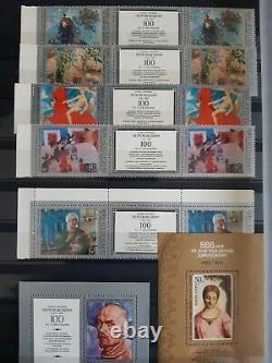 Collection De Timbres Russie/ussr, 60 Pages, Plus De 1000 Timbres/ss (ensembles Complets) Mnh