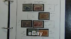 Collection De Timbres USA En 3 Bague Album Blanc Ace Avec Est. 457 Stamps'54