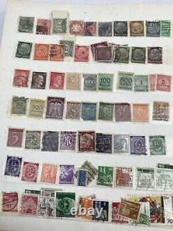Collection De Timbres Vintage, Rares Dans Le Monde Entier, Amazing Stamps Album Complet
