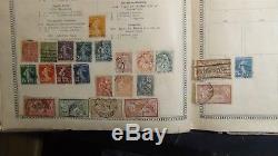 Collection De Timbres Ww Dans L'album De Zschieshe En 1884 Ou Plus Avec 1 050 Timbres