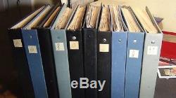 Collection De Timbres Ww En 10 Vol. Albums Faits Maison Avec 7 500 Timbres