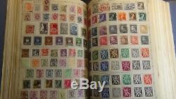 Collection De Timbres Ww En 4 Vol. Regent Albums Chargés Avec Environ 20k Timbres