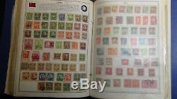 Collection De Timbres Ww En 6 Vol. Albums Harris Chargés De Timbres D'environ 22k