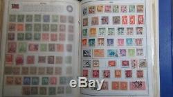 Collection De Timbres Ww En 6 Vol. Albums Harris Chargés De Timbres D'environ 22k