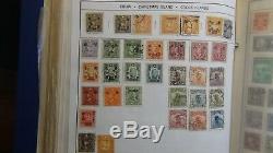 Collection De Timbres Ww En 6 Vol. Albums Harris Chargés De Timbres D'environ 22k