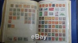 Collection De Timbres Ww En 6 Vol. Albums Harris Chargés De Timbres D'environ 22k