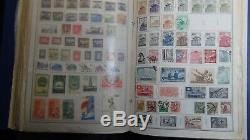 Collection De Timbres Ww En 6 Vol. Albums Harris Chargés De Timbres D'environ 22k