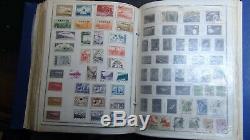 Collection De Timbres Ww En 6 Vol. Albums Harris Chargés De Timbres D'environ 22k