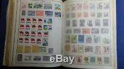 Collection De Timbres Ww En 6 Vol. Albums Harris Chargés De Timbres D'environ 22k