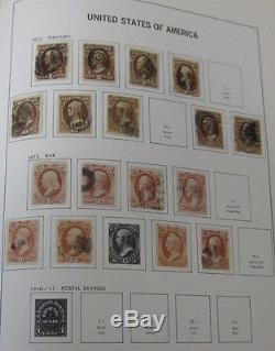 Collection Des États-unis 1850-1989, En Album Davo, Tous Utilisés F / Vf À Vf Chat 5k $