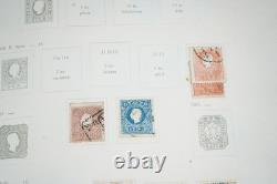 Collection Europe de plus de 1 750 timbres neufs et utilisés stockés dans un album