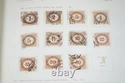 Collection Europe de plus de 1 750 timbres neufs et utilisés stockés dans un album