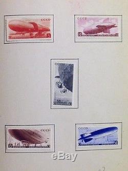 Collection Exceptionnelle De Mh Stamps De La Collection Collection Huge CV In A Unique Hand Painted Albums